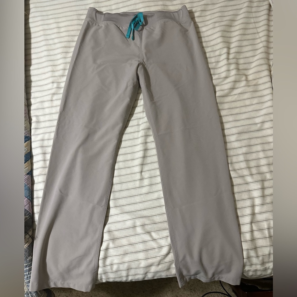 Figs Khaki scrub pants. Size Large Tall